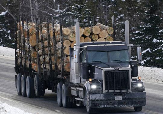 Logging-truck